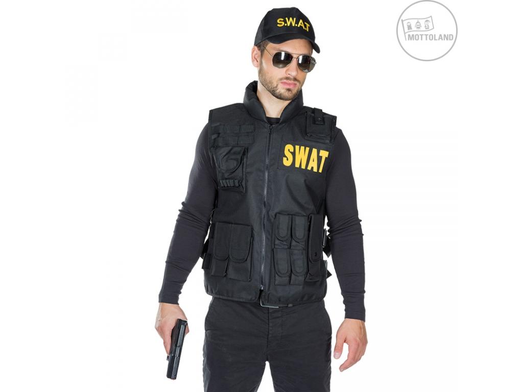 S.W.A.T deluxe mellény férfi jelmez