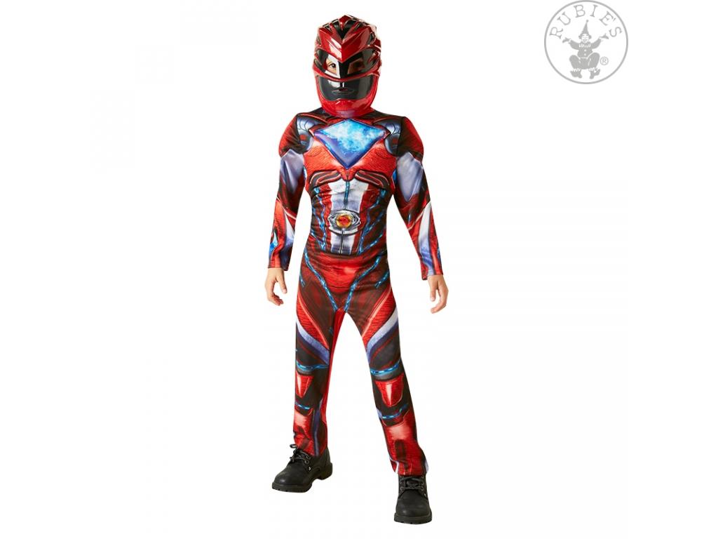 Red Power Rangers deluxe fiú jelmez