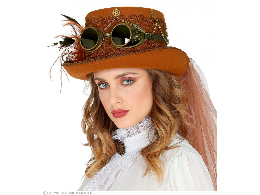 Steampunk cilinder filcből