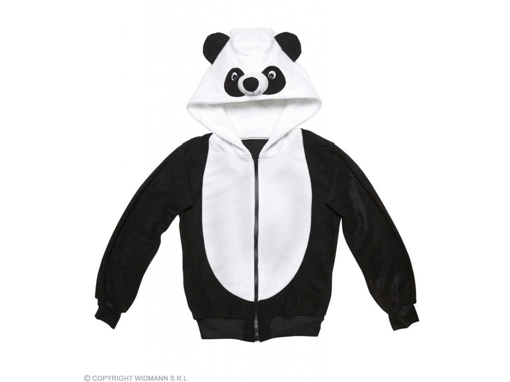 Panda kapucnis felső unisex felnőtt jelmez