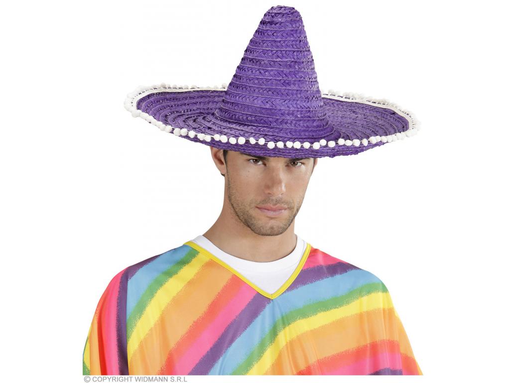 Sombrero kalap, lila, 50 cm