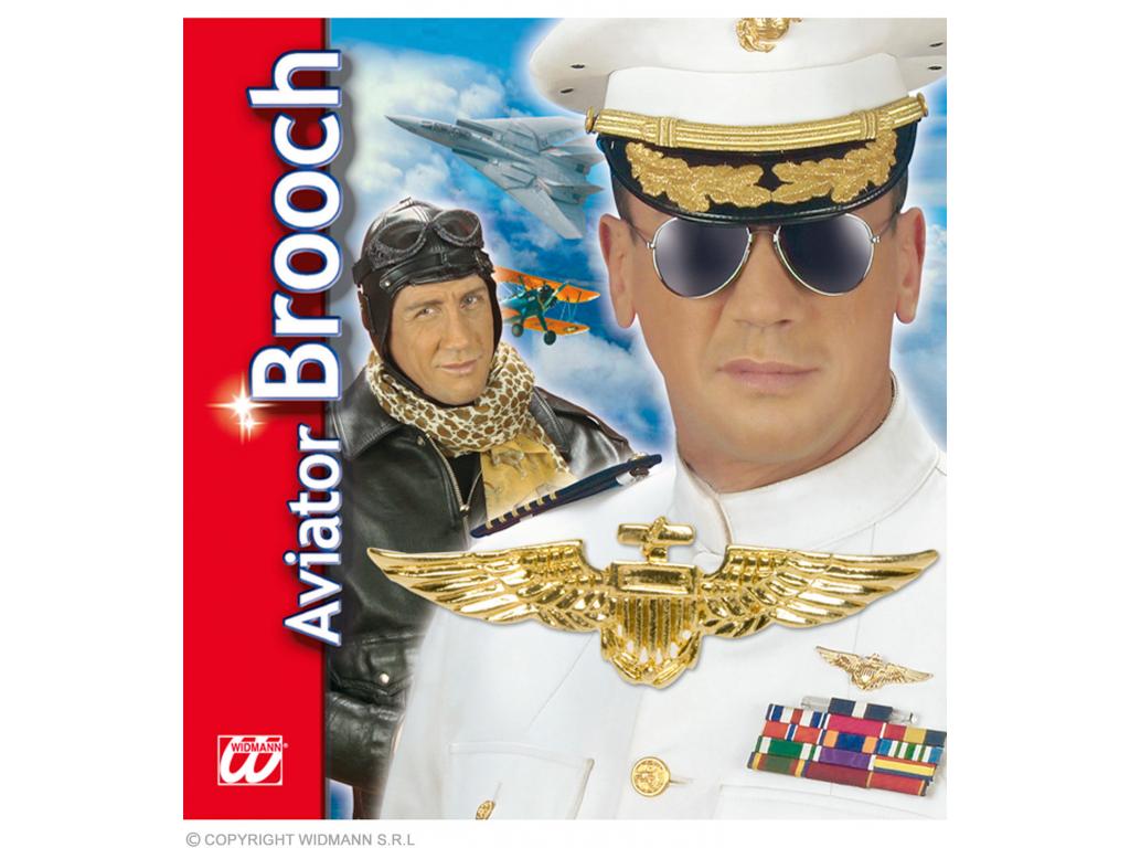 Top Gun pilóta kitűző