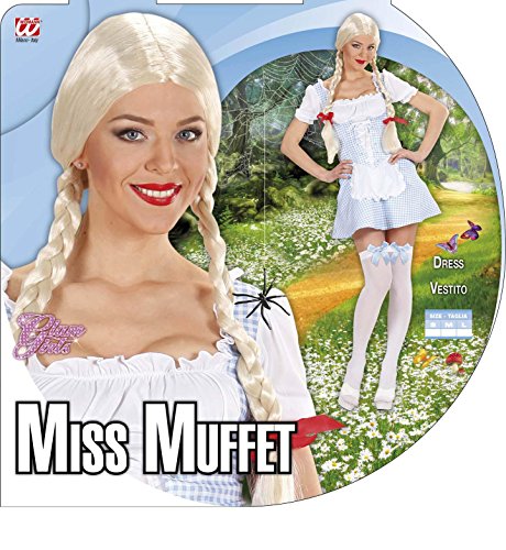 Miss Muffet kék női jelmez