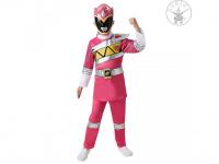 Pink Power Ranger Dino Charge deluxe fiú jelmez