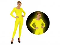 Neon sárga body női jelmez