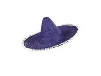 Sombrero kalap, lila, 50 cm