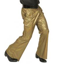 Nadrág holografikus díszítéssel arany színben férfi jelmez
